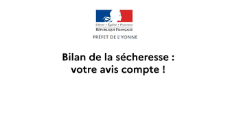 Bilan de la sécheresse 2025 votre avis compte